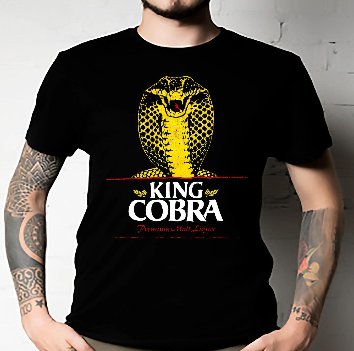 Men s and Women s T-shirts King Cobra Beer Classic L