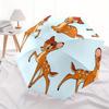 Disney Bambi,SkinnyDip Automatic Opening and Closing Umbrella - Suitable for all occasion and business umbrella, unisex portable tri-fold sm
