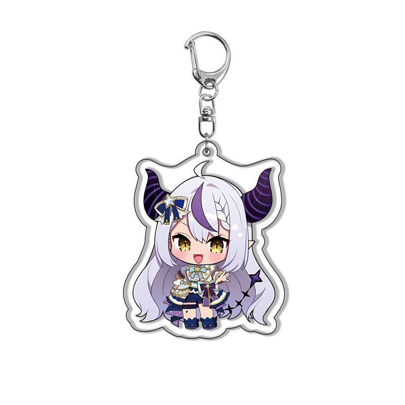 Kawaii Virtual YouTuber VTuber Acrylic Keychain Cartoon Cute Anime Hololive Production Bag Charm Creative Jewelry Accessories