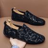 Herren Beliebte Bohnenschuhe Ein Fuß Faule Schuhe Vielseitig Atmungsaktiv Lässig Fahren Stoffschuhe Streetstyle Blumenmuster 2025