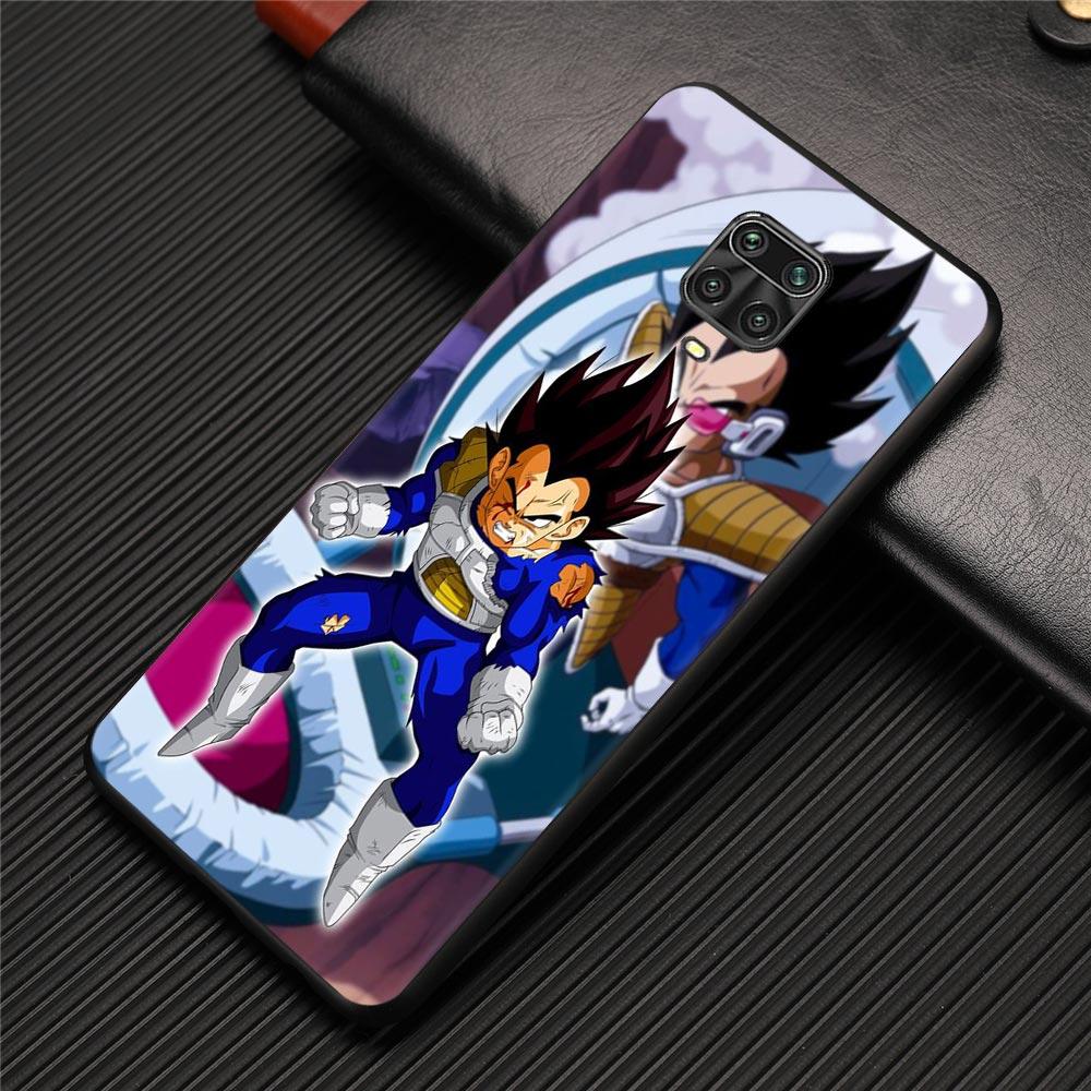 Telefonfodral för Xiaomi Redmi Note 11 10 8 Pro Cover 9s 11T 9t 8t 8 7 för Redmi k40 10 9 9a 9c Funda Anime Dragon Ball Super Goku