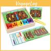 Wooden Matching Color Bug Catcher Card Game Toy For Kids Hand Coordination Eye