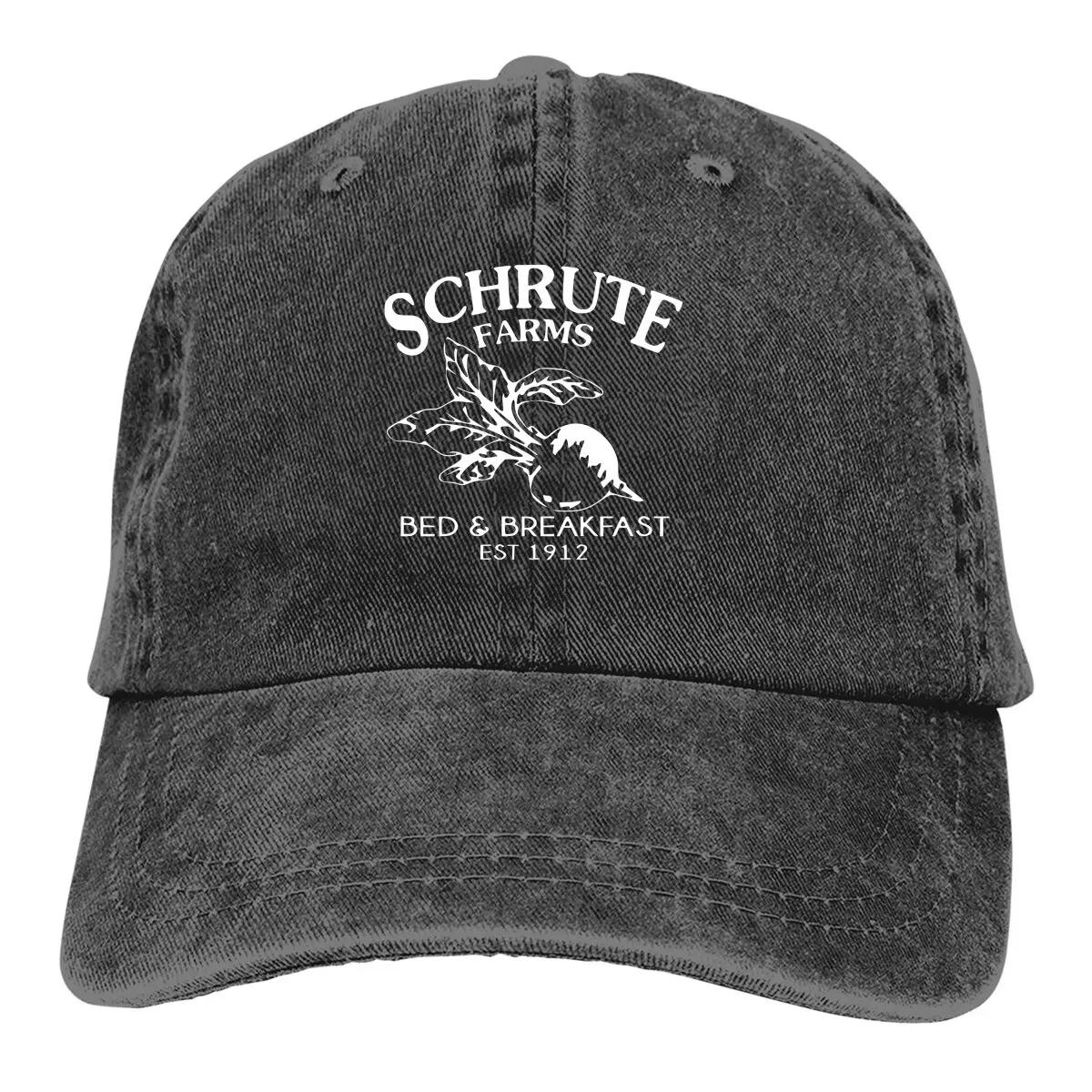 

Schrute Farms Bed and Breakfast Baseball Caps Peaked Cap The Office Sun Shade Cowboy Hats for Men Trucker Dad Hat One Size
