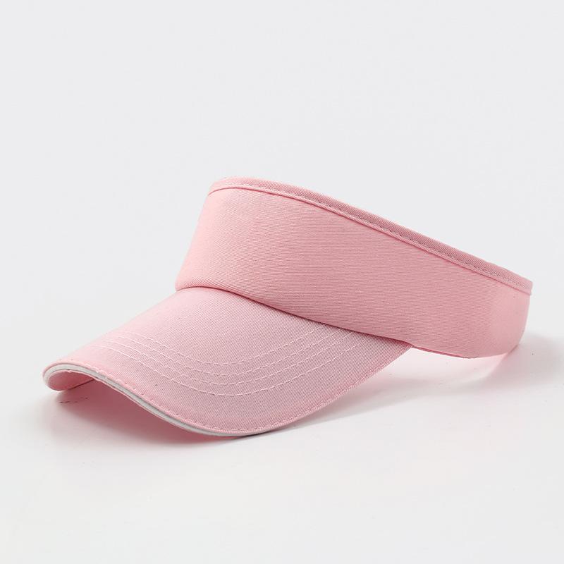 

Summer hat women s solid color versatile empty top baseball cap outdoor sports sun protection cap adjustment tennis cap One Size