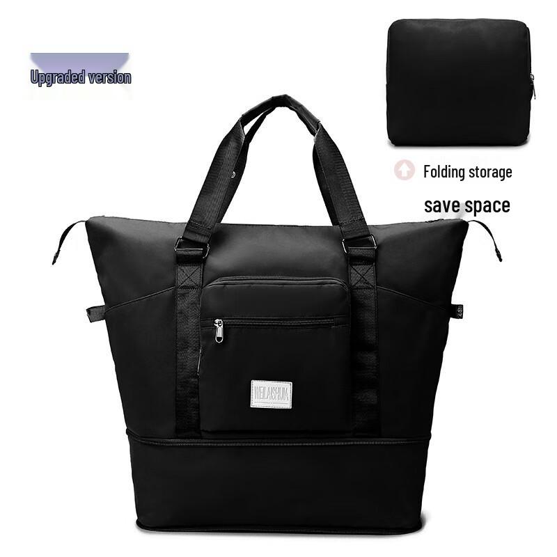 

Foldable Travel Duffle Bag with Trolley Sleeve