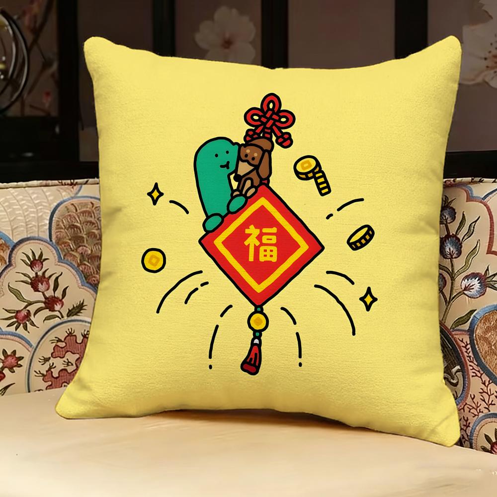 J-joguman Art Pillow Case Pillowcase, Double-sided Printed, Sofa Cushion, Bedroom Headboard Pillow