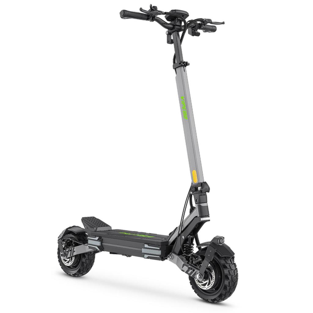VIPCOO VC-VS6PRO All-Terrain 2*1200W Dual Motor Electric Scooter 52V20.8Ah Battery 10 Inch Off-Road Tires Outdoor Riding EScooter