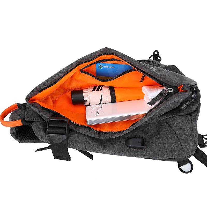 Korean Style Men's Crossbody Chest Bag – Fashionable, Multifunctional, Casual Shoulder Bag Backpack