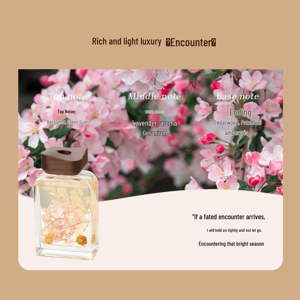 Luxury Preserved Flowers Aroma Diffuser Gift Box – Long-lasting Fragrance for Hotel Bedrooms & Souvenirs