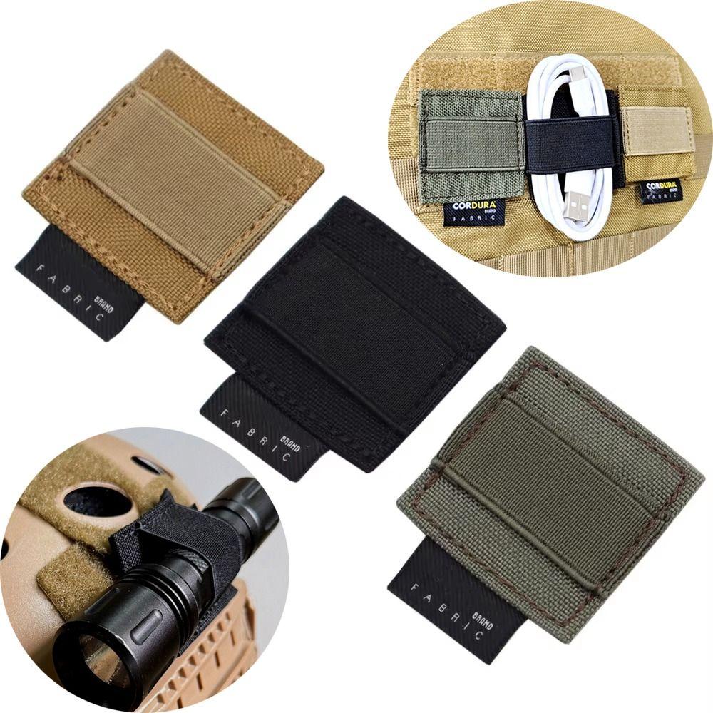 Nylon Cable Ties with Hook and Loop Elastic Earphone Holder  Outdoor Accessories