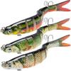 3-piece Fishing Bait Set, Freshwater and Saltwater Fishing Bait, Bionic Swim Bait, Realistic Bass Trout Crappie Swim Bait
