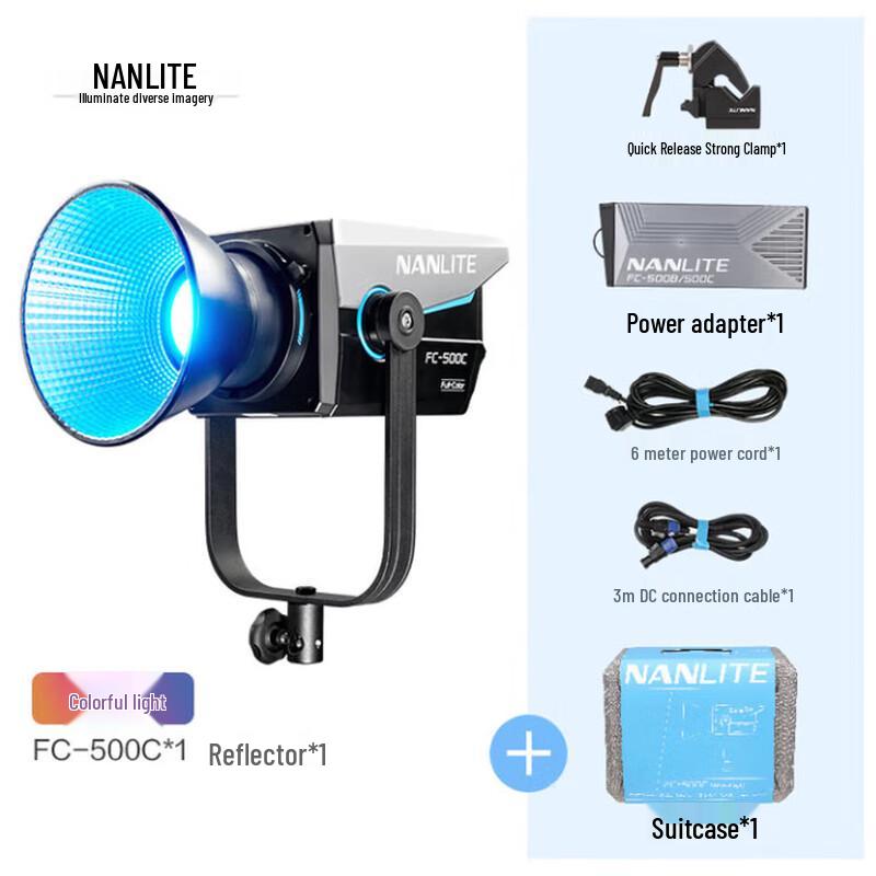 

NANLITE FC-500C Full-Color RGBW LED Spotlight