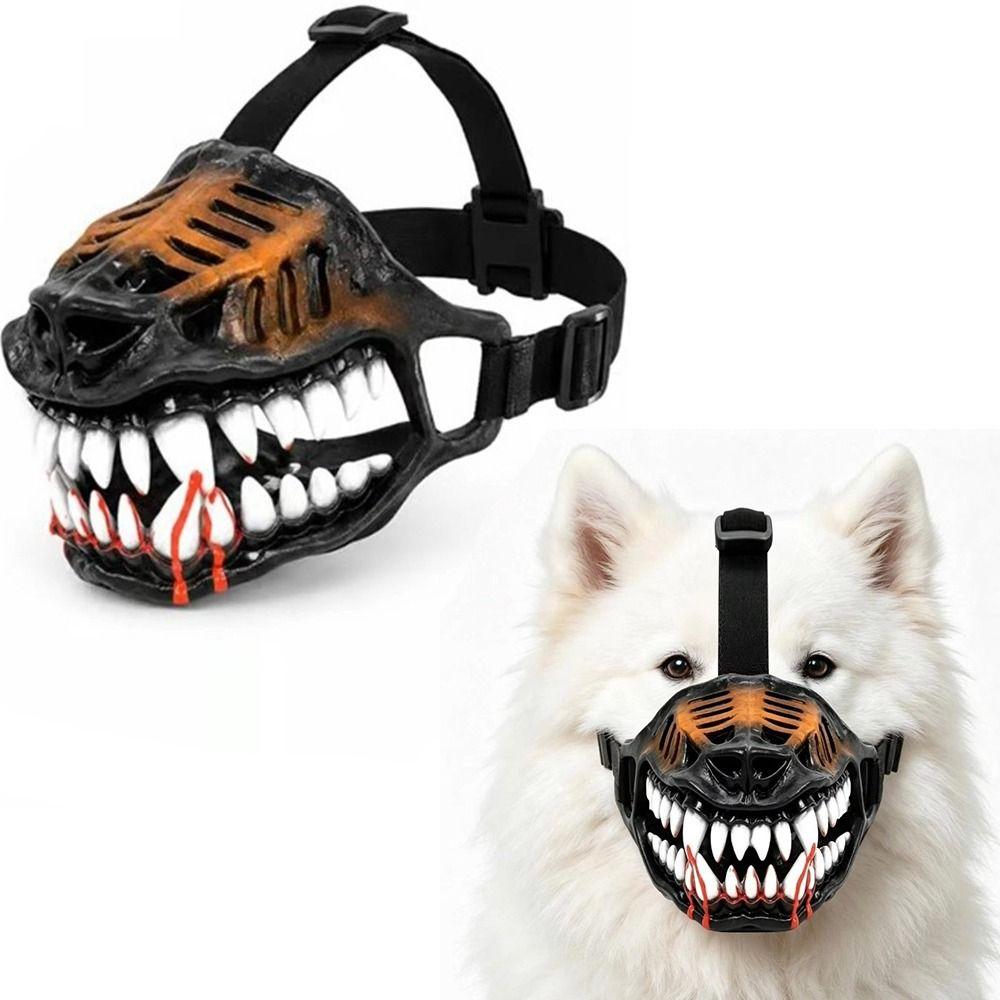 Breathable Hell Hound Muzzle Hell Hound Style Monster Pet Muzzle New Dog Monster Muzzle for Dogs