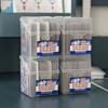 BenF Case Photocard Storage Box Small Top-Loader Storage Organizer Folding Case Plastic Multipurpose Small Item Stationery Business Card
