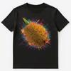 Colorful Paint Splash Jackfruit Art Graphic Unisex T-Shirt