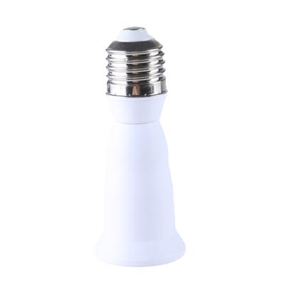 E27 To E27 Lamp Socket Extender Total 10cm Length Light Bulb Base Adapter Converter for LED Light & Incandescent White