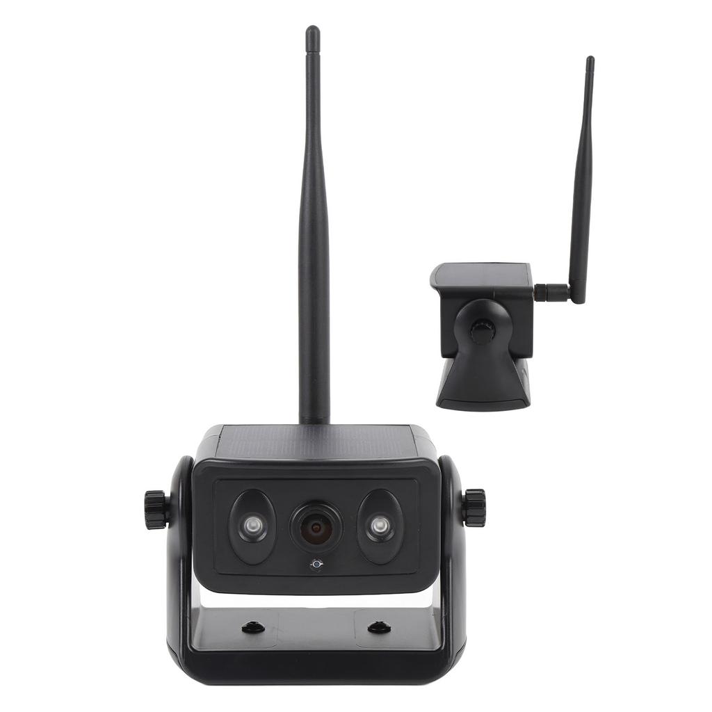 Backup Camera Clear Image 2.4G Wireless WiFi 1280 X 720 Solar Power Charging Blind Spot Rear View Camera