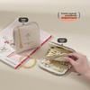 Pu Jewelry Organizer With Letter Pattern For Travel And Gift Use
