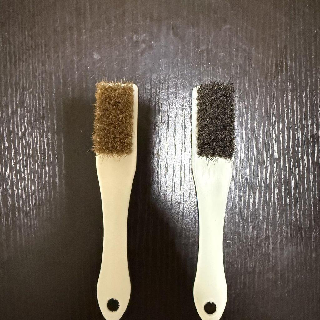 Nano Antique Brush Set: 4 & 6 Row Boar Bristle with Nylon Steel Wire for Patina Finish
