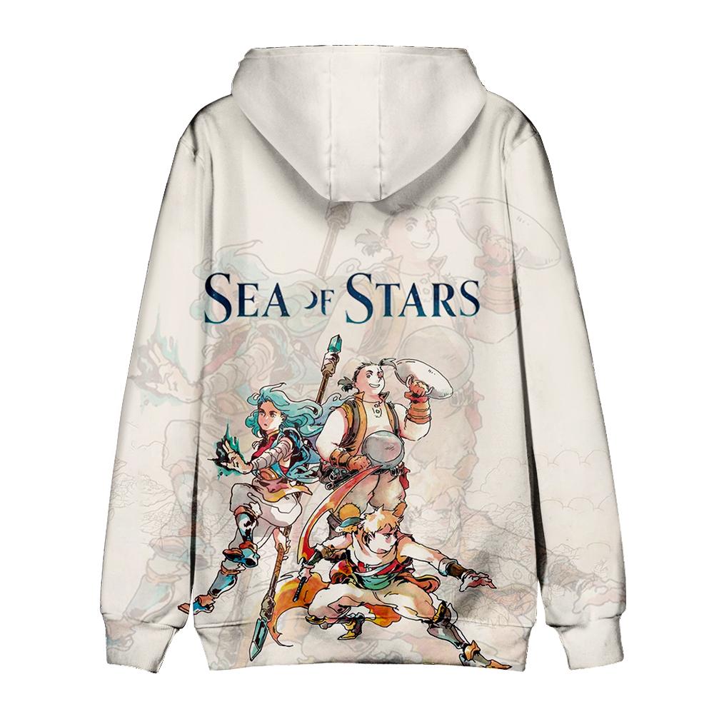 Fashion for Fans of Sea of Stars Printed Hoodies Sweatshirt Outdoor Sport Cosplay Pullovers Cosplay Costume
