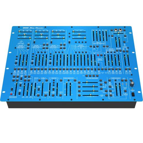 Behringer 2600 BLUE MARVIN Analog Synthesizer, Blue Model, Semi-Modular, 8U Rackmount, with Mechanical Spring Reverb