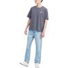 Uniqlo X Pop Mart Cartoon Anime Print Crew Neck T-Shirt Unisex Tops Dark-Gray 449367-08