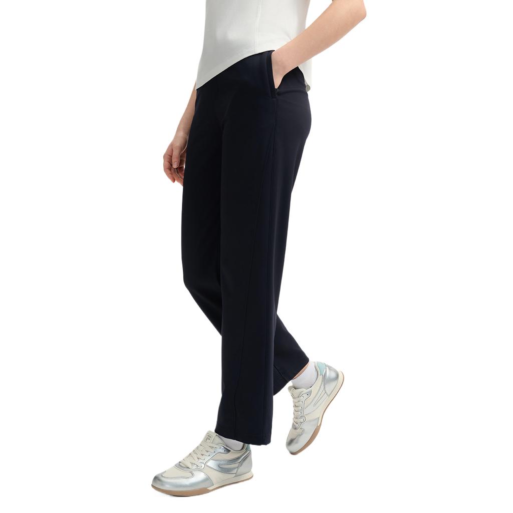 Fila White Trendy Casual Pants Women Bottoms Legendary-Blue F11W523601ANV