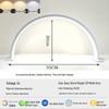 LED Beauty Nail & Tattoo Lamp with Eye Protection, USB-Powered Fill Light for Eyelash Extension - Super Bright 5V Night Light.