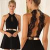 Elegantes Damen Sommerkleid aus Chiffon, perfekt für Cocktailpartys und Abendveranstaltungen