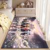 Anime Warriors with Swords Carpet suitable as a non-slip mat for the living room or bedroom sofa