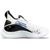 Under Armour Curry 8 Slip Resistant Abrasion Resistant Low top Basketball Shoes Unisex White Black 3024785-111(Team40-30)