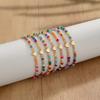 7 Colorful Beaded Elastic Bracelets For Women Stylish Stackable Stretch Jewelry Gift Set