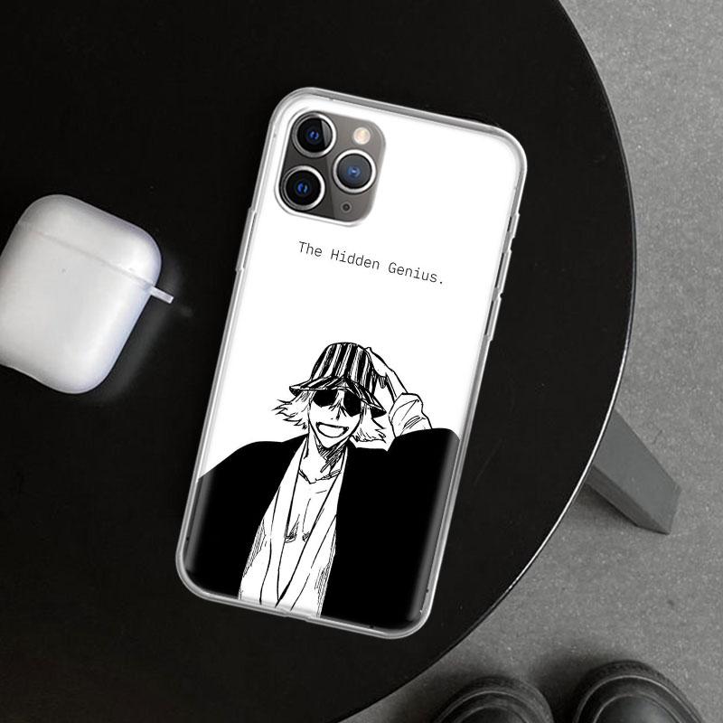 Bleach Kisuke Urahara Phone Case Cover for iPhone 11 12 13 Mini 14 15 Plus 16 Pro Max 17 Air 7 8 + SE Art Customized Fundas 11 1