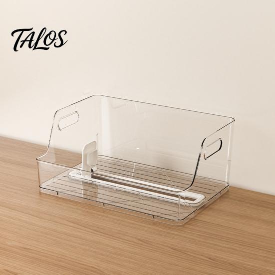Organizer for Book And Stationery Sliding Action Bookend, Clear Stopper, Space Saving Office Desktop Stackable Desk File Bookshelf Storage,