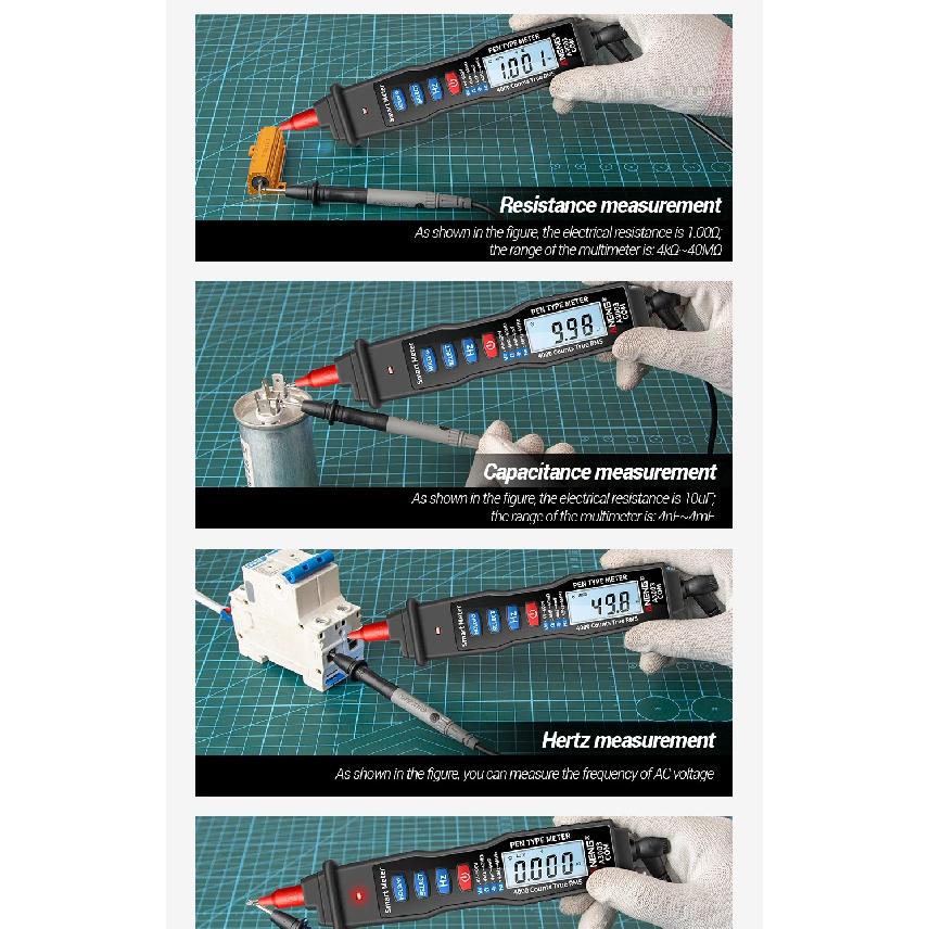 ANENG Digital Multimeter Pen Type Kit AC/DC Voltage Induction Zero Fire Neon Bulb Indicator High Precision Electrician Tools