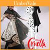 Stilvolles Polyester-Cosplay-Kleid für Bühnenauftritte mit 101 Dalmatiner-Motiv