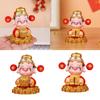 Chinese Resin Wealth Statue God of Fortune Figurine Feng Shui Sculpture Table Decoration for Interior and Home Ornaments