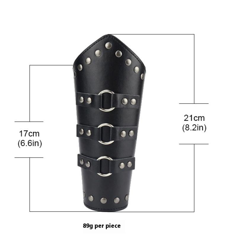 Bărbați Medieval Cosplay Armură din Piele PU Mănuși Manșete cu Șireturi Viking Pirat Cavaler Mănușă Brățară Brățară Accesorii Steam Punk