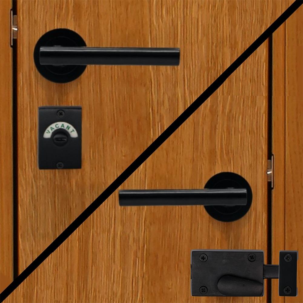 

LEDs Bathroom Privacy Toilet Door Lock Matt PCS Package Content Screw Stable And Reliable Anti Theft Bathrooms China Mainland