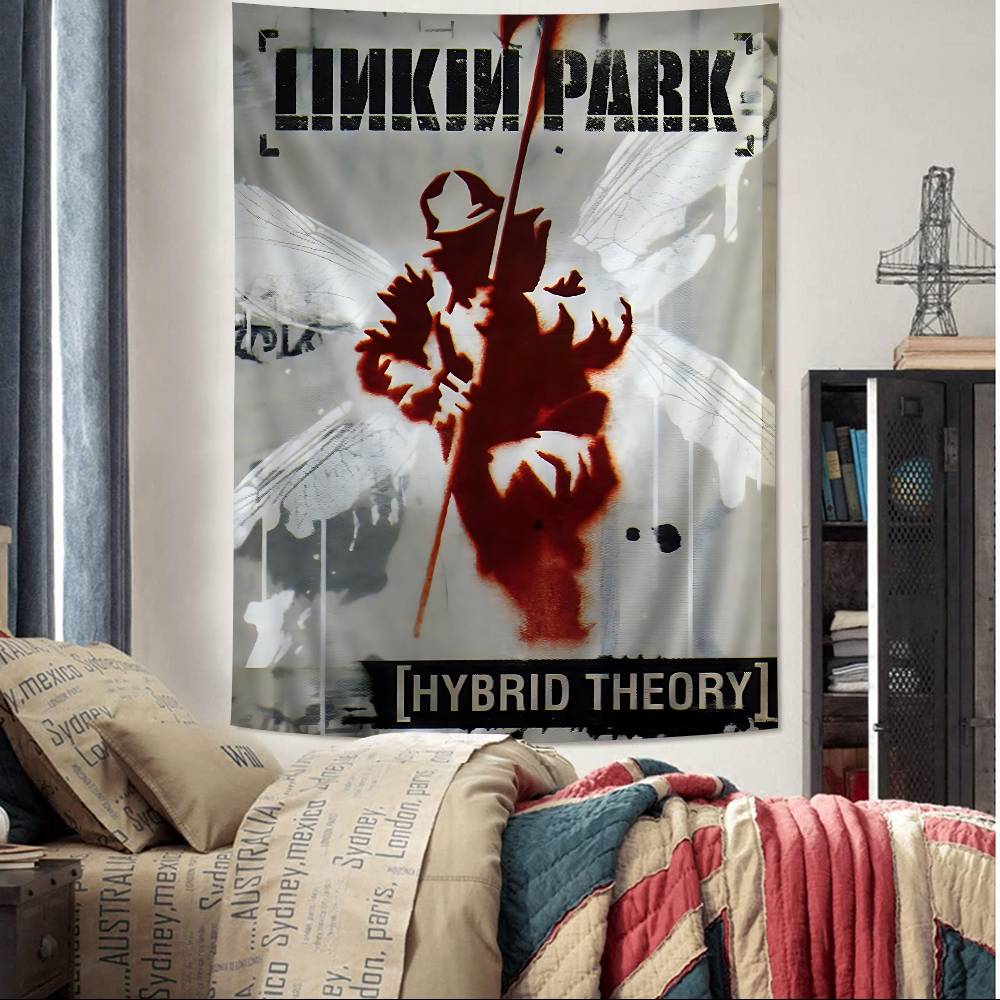 Band LLinkin Cool PPark Hanging Bohemian Tapestry Bohemian Wall Tapestries Mandala Cheap Hippie Wall Hanging 74x94cm(29x37in)