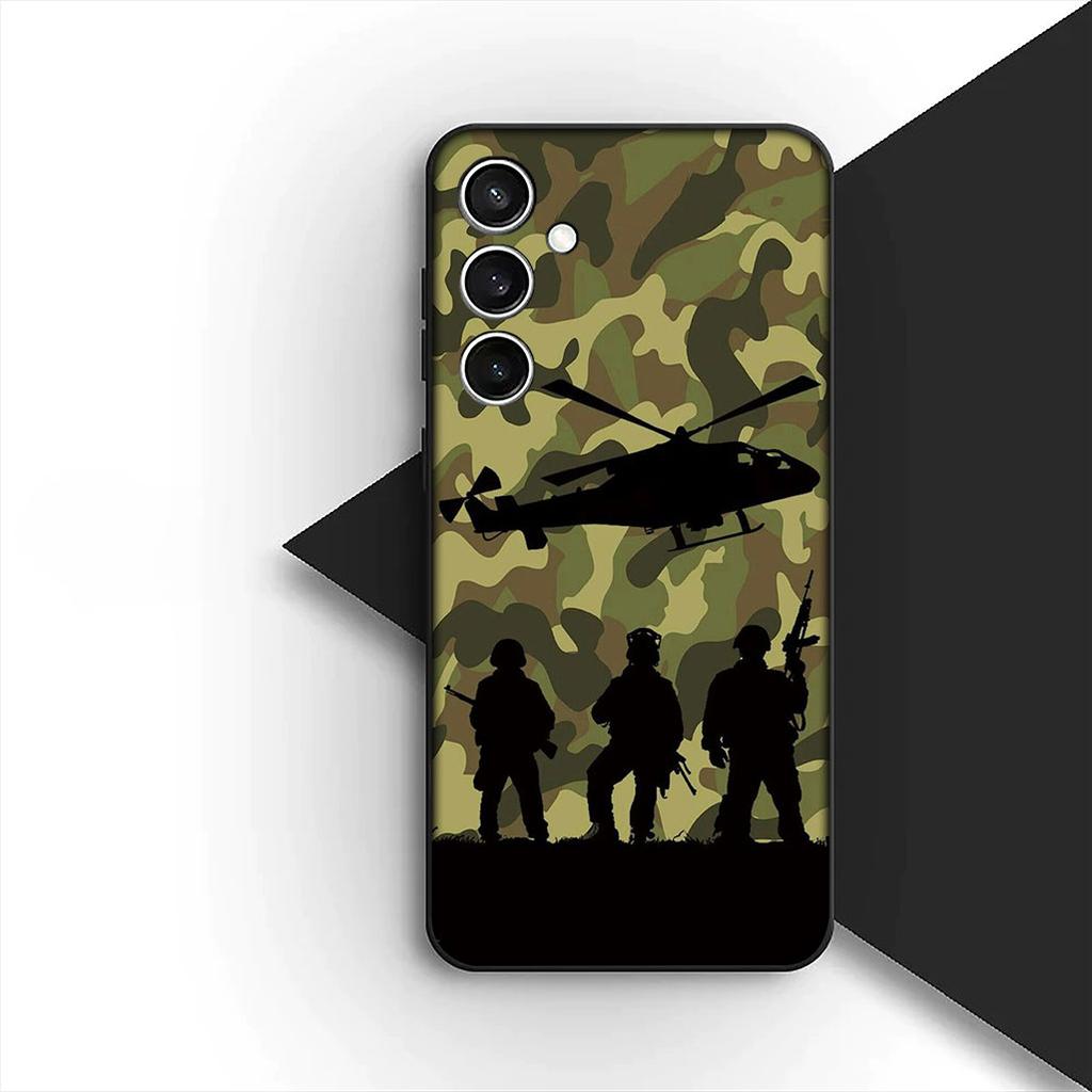 for Motorola Moto G86 G57 E14 E15 G14 G34 G67 G84 G24 A54 G15 Power E22 Phone Case Camo Military Army Camouflage Special Forces
