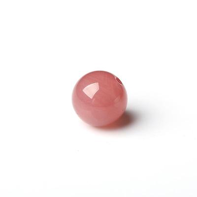 9A Natural Peach Pink Yanyuan Agate Beads for DIY Jewelry and Bracelets