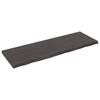 VidaXL Dessus de bureau gris foncé 180x60x6 cm bois chêne traité 3156457