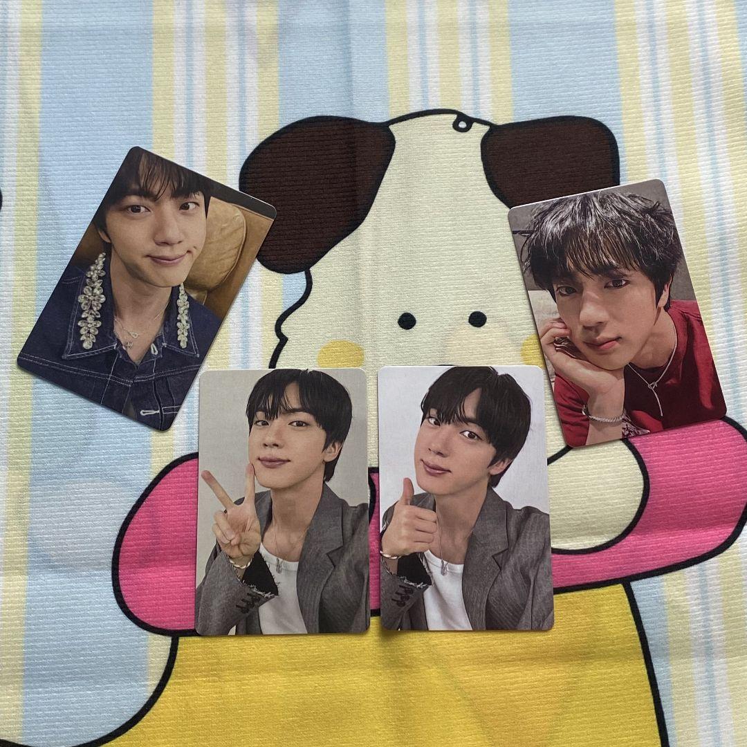

[USED] JIN BTS venue limited RUNSEOKJIN_EP.TOUR trading cards (4 pieces)