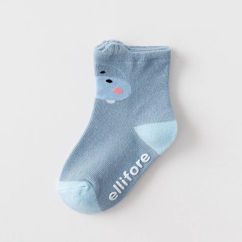

Cartoon Animal Warm Silicone Anti Slip Cotton Kids Home Socks First Walking Toddler Indoor Floor Shoes for Boys Girls S0-1 years old