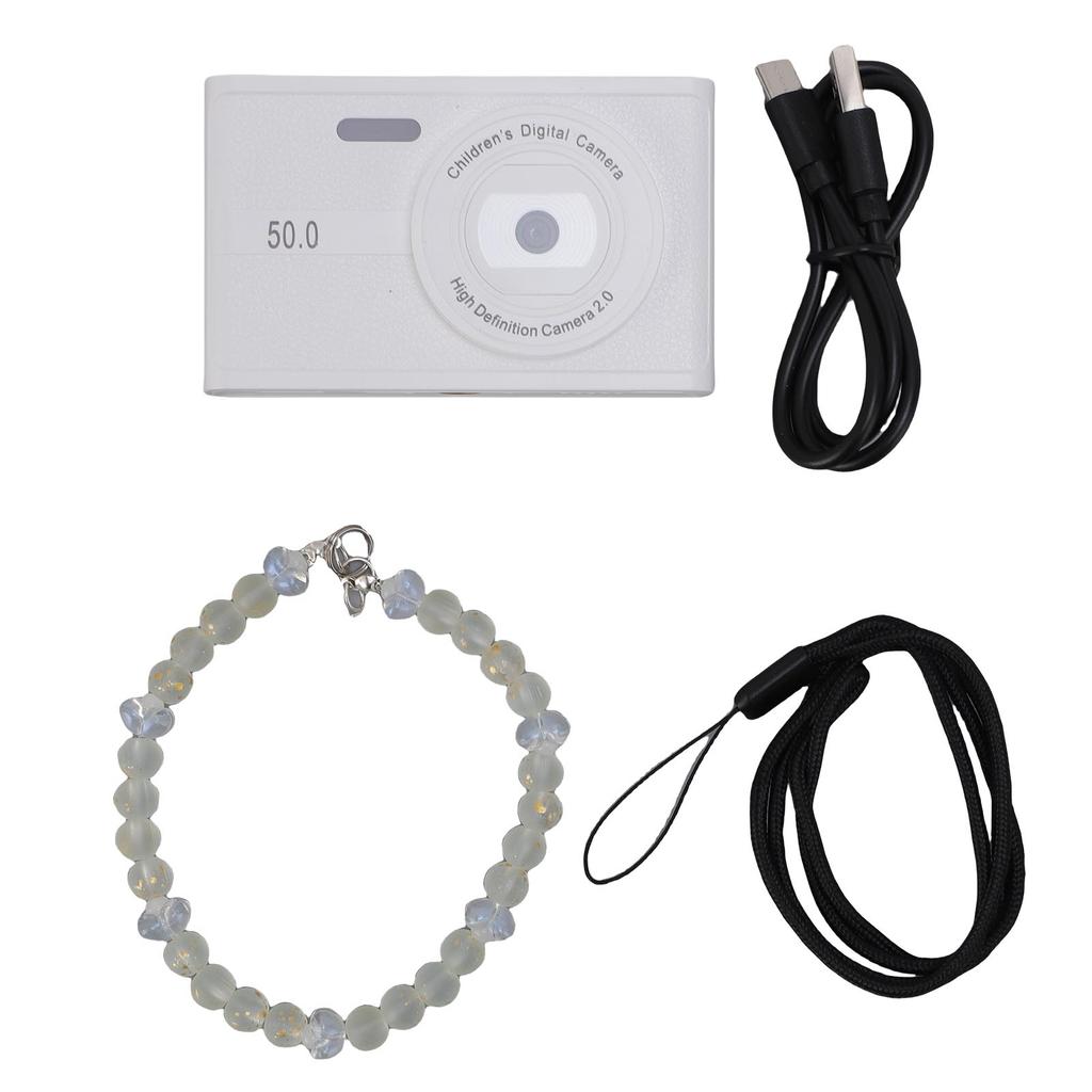 Digital Camera 1080P 48MP Rainproof Long Battery Life Double Lens Travel Camera with Fill Light for 