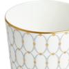 Wedgwood Renaissance Gray Wedding 1065327 [Officially Imported] Mug, Approx. 300ml, Gift,