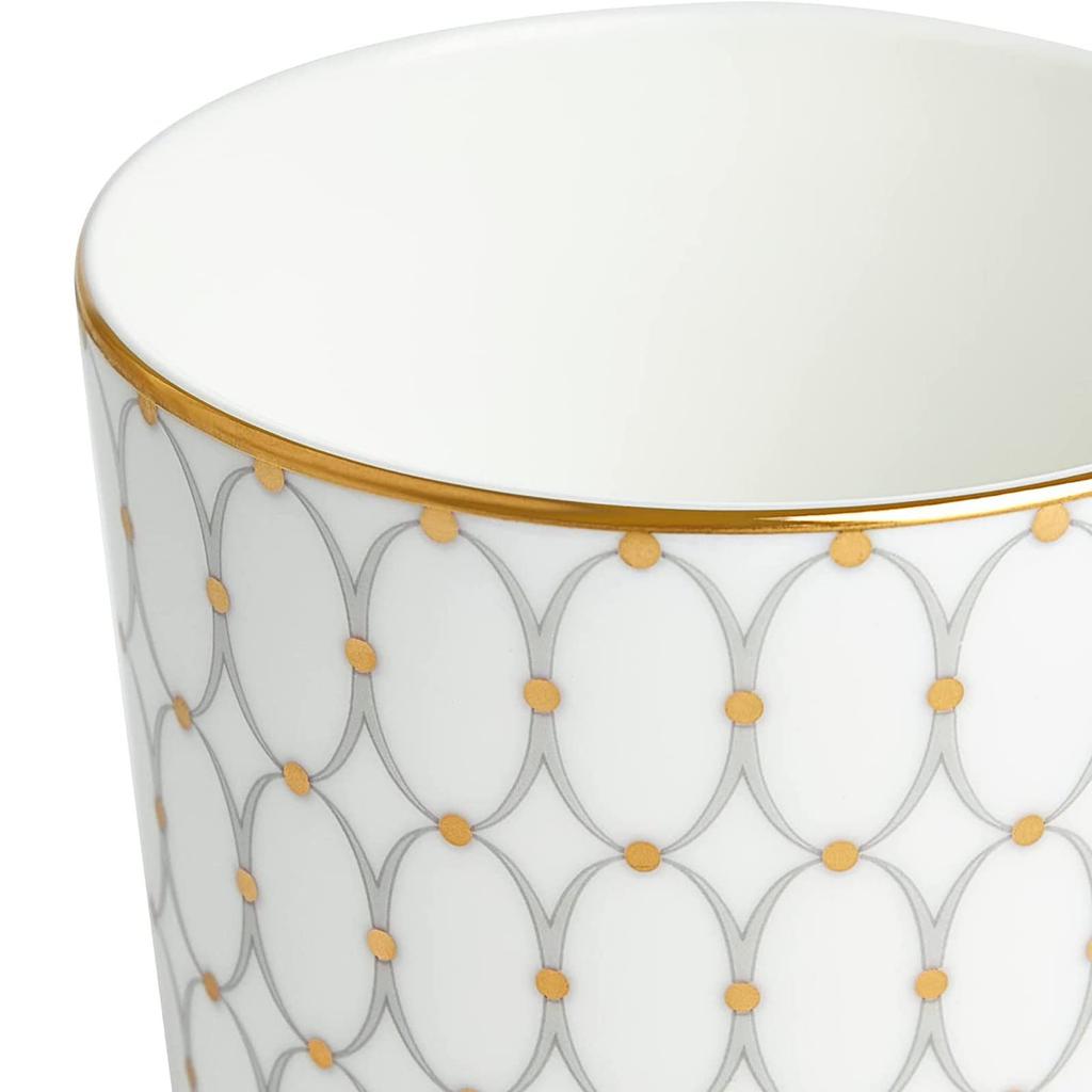 Wedgwood Renaissance Gray Wedding 1065327 [Officially Imported] Mug, Approx. 300ml, Gift,