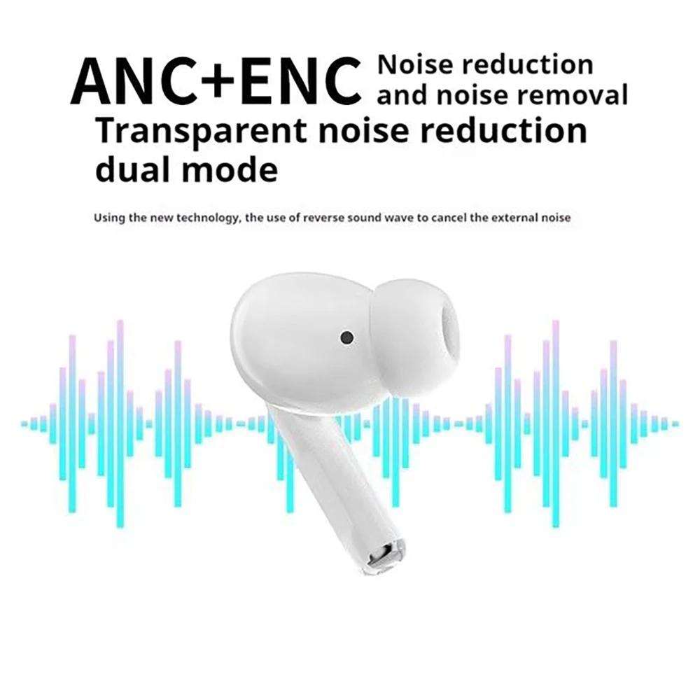 A9 Pro In Ear Wireless Earphones Bluetooth 5.4 LED Display Gaming Headset Sport Headphones Active Noise Reduction HIFI Sound Low Latency Earbuds