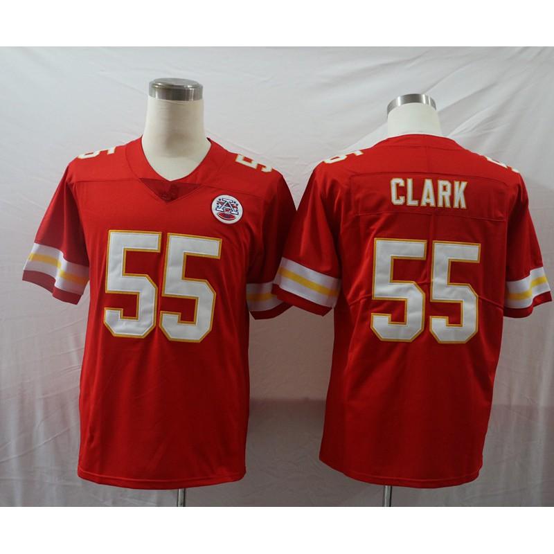 Kansas City Chiefs NFL Football Jersey Mahomes 15 55 87 Fan Apparel Cotton Blend Performance Tee Men Women